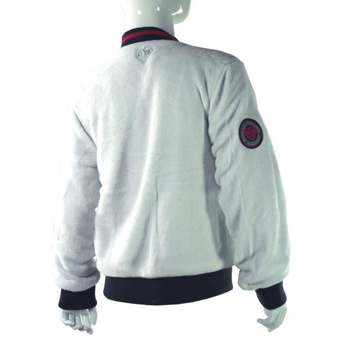 FREEGUN Teddy réversible Gris Blanc Enfant Fille