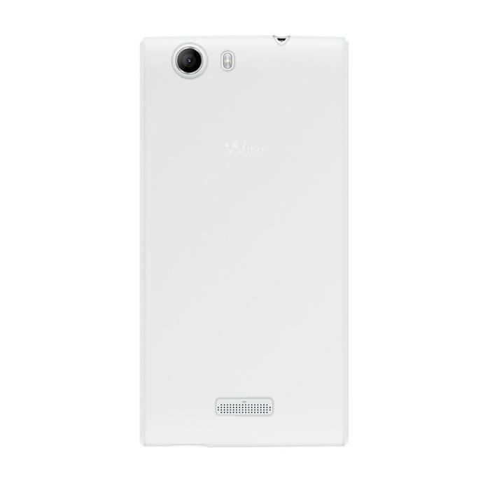 Wiko Lot de 2 Coques Blanc et Bleen pour Ridge 4G