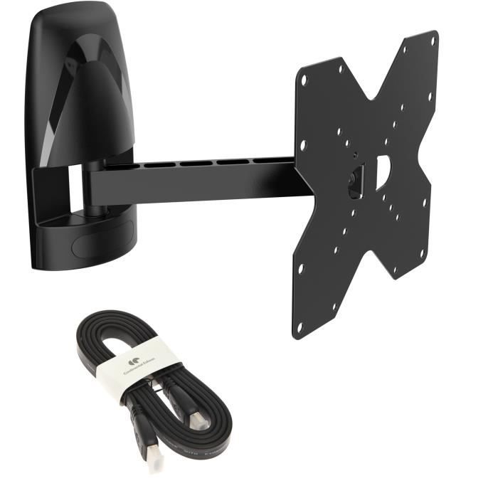 MYBRACKET MB200 FULL MOTION Support mural pour TV de 26\