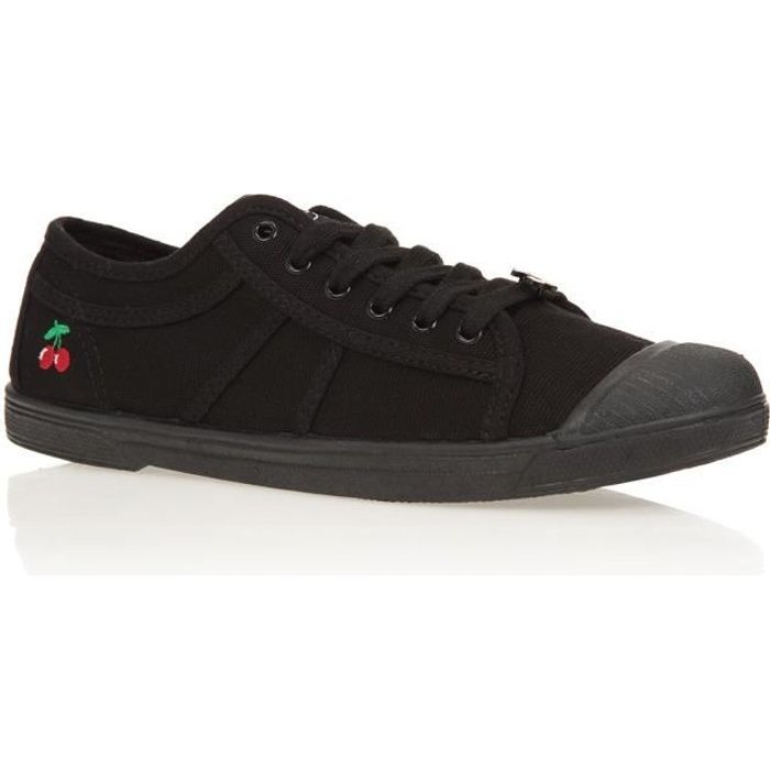 LE TEMPS DES CERISES Baskets BASIC02 Femme - Noir nuit