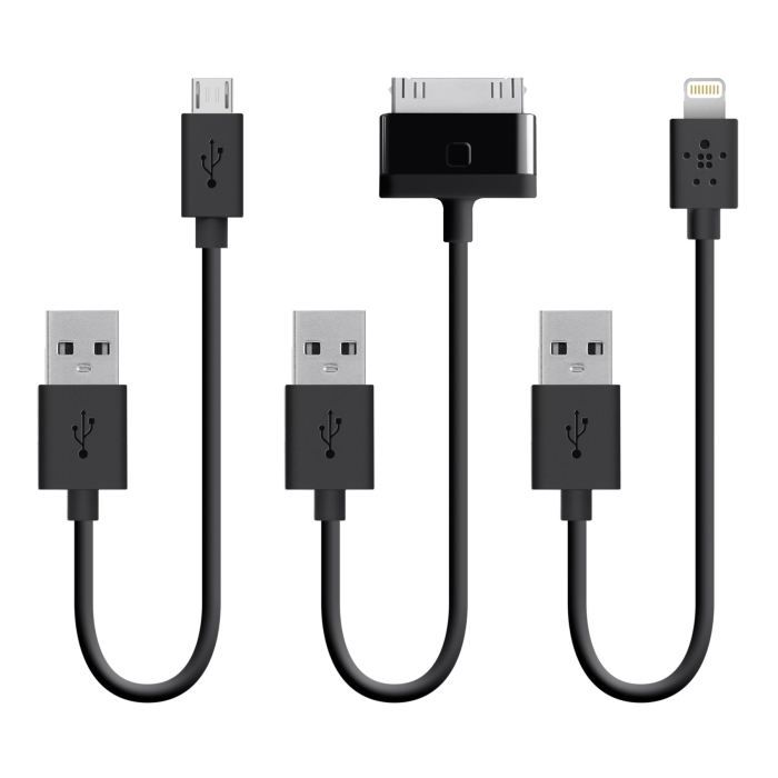 BELKIN Câble chargeur / synchronisation - Iphone 5 - 15cm - Noir