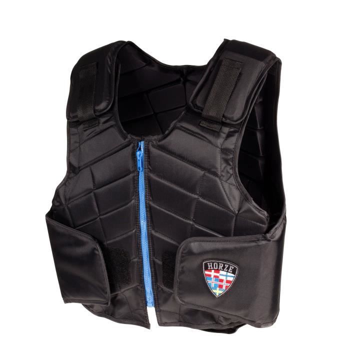 HORZE Gilet de protection d'équitation Jason - Noir