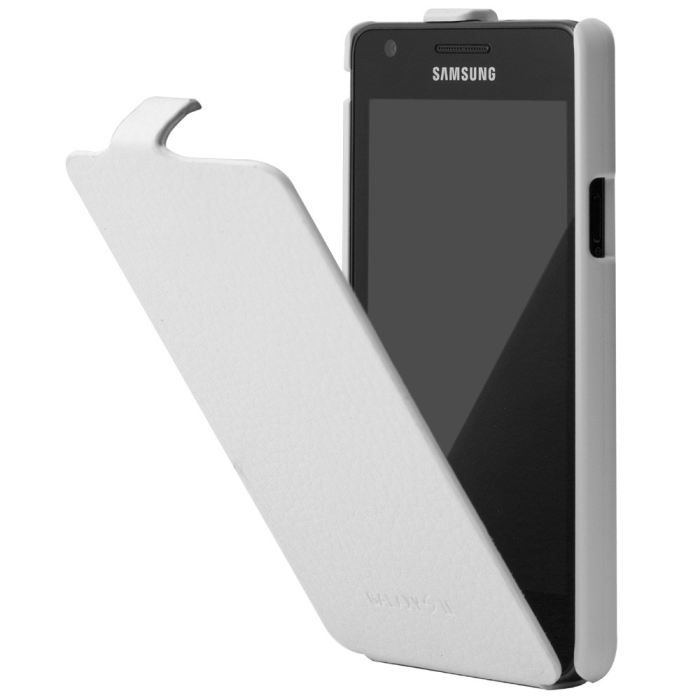 Anymode Etui cuir Galaxy SII NFC Blanc