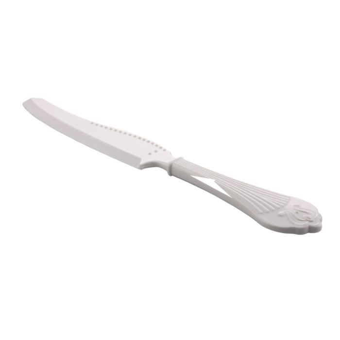 PAVONI Couteau de Service - Blanc