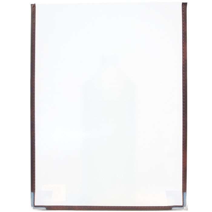 Set de 3 protège-menus simple transparent