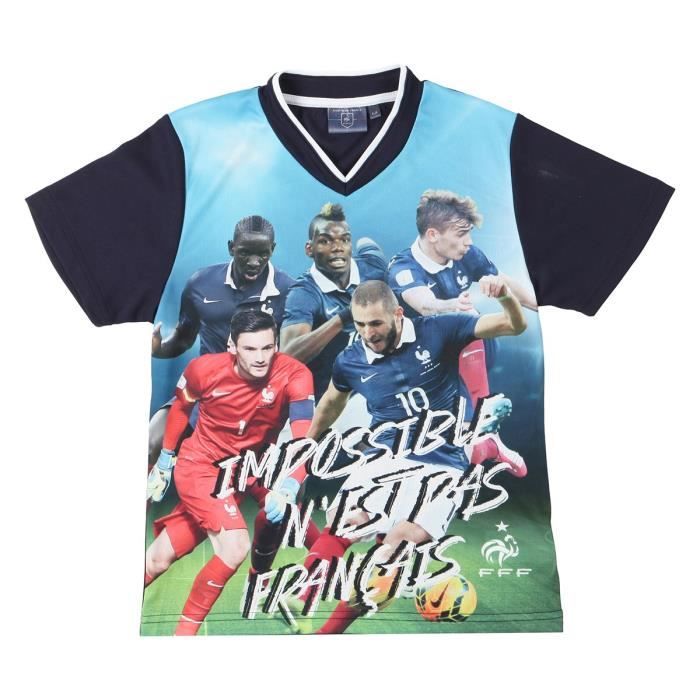 FFF Tee Shirt Football Equipe de France Enfant FTL
