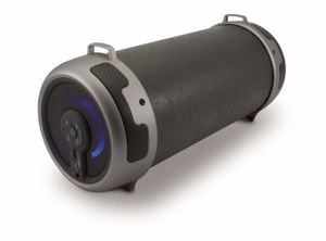 CALIBER HPG 518BTL Enceinte Bluetooth portable avec batterie intégrée et LED - Noir