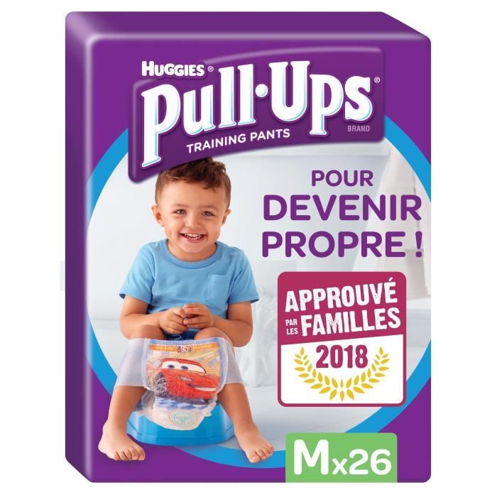 HUGGIES Pull Ups Economy Garcon Taille 5 M - De 11 a 18Kg - 26 couches