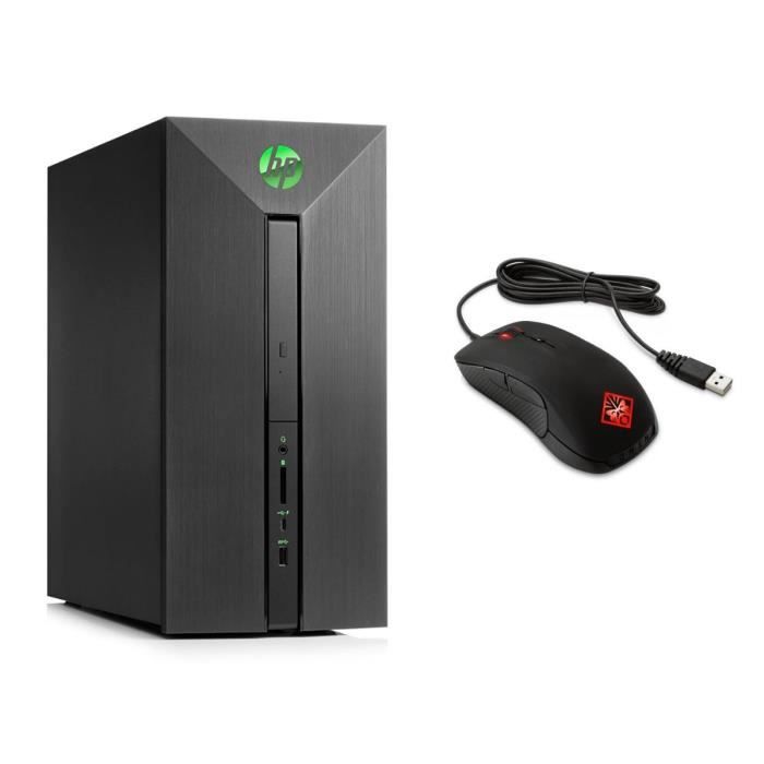 HP PC Pavilion POWER - 580061nf -RAM 8Go- Windows 10- Intel Core i5- NVIDIA GTX1060 -Disque dur 1 To + souris omen