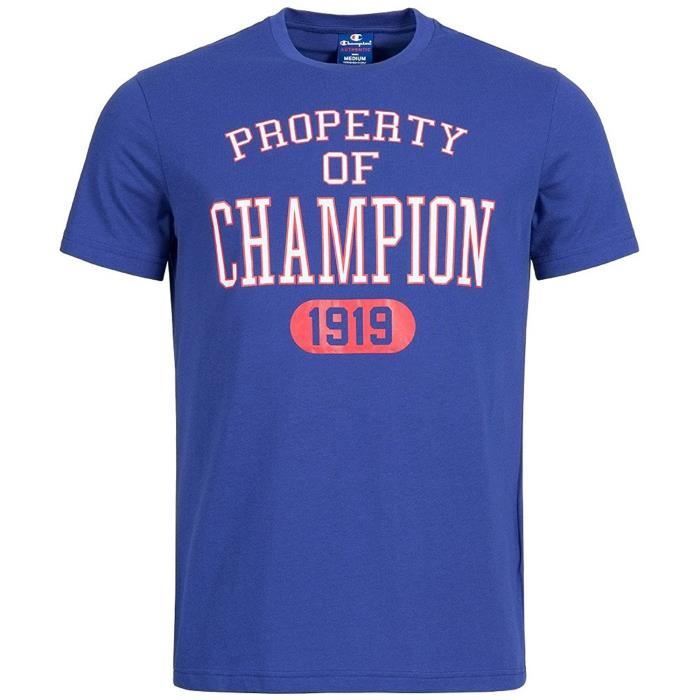 CHAMPION T-shirt 1919 - Homme - Bleu