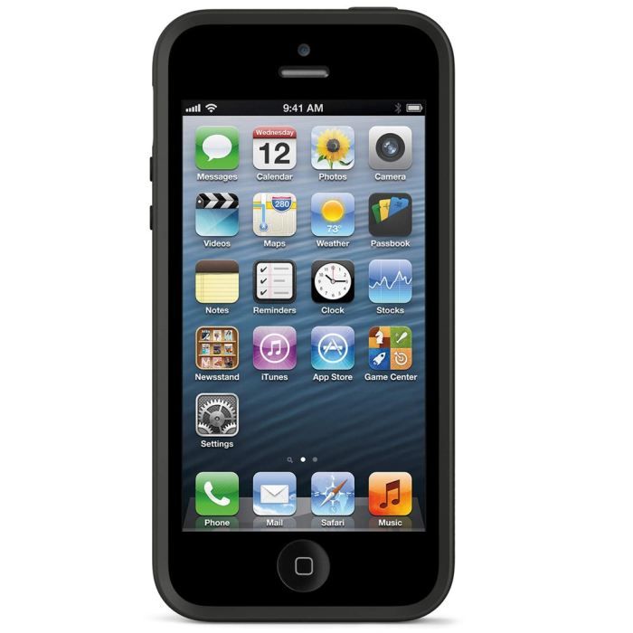 BELKIN Etui pour téléphone View - Clair, Partie supérieure noire - Pour Apple iPhone 5