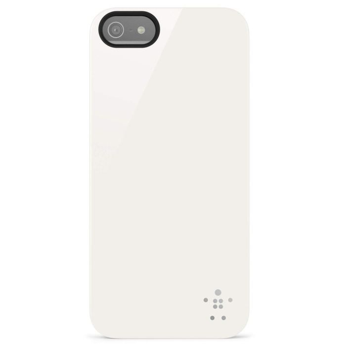 Belkin coque polycarbonate blanche glossy pour iPhone 5 / 5S