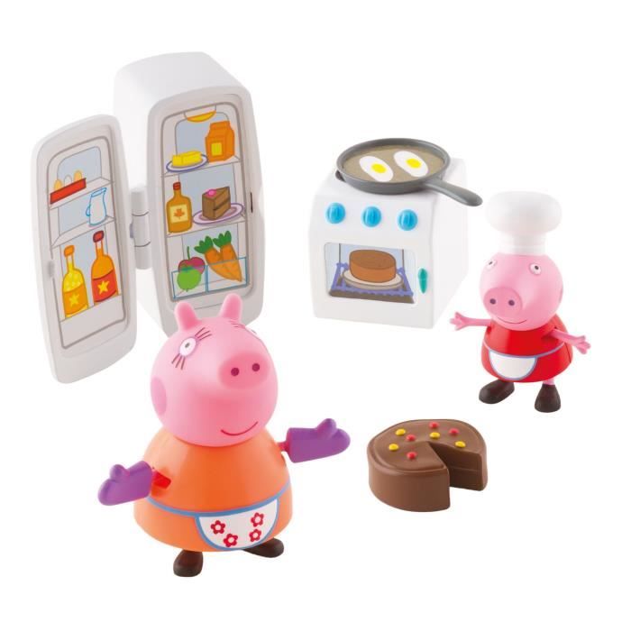 PEPPA PIG la Cuisine de Peppa + 2 Personnages