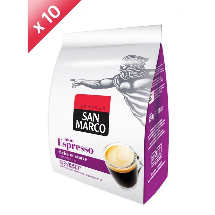 360 dosettes SAN MARCO Espresso Compatible Senseo