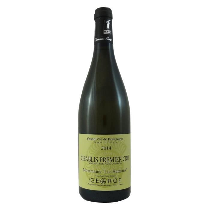 Domaine George 2014 Chablis 1er cru Montmains les butteaux Vin Blanc