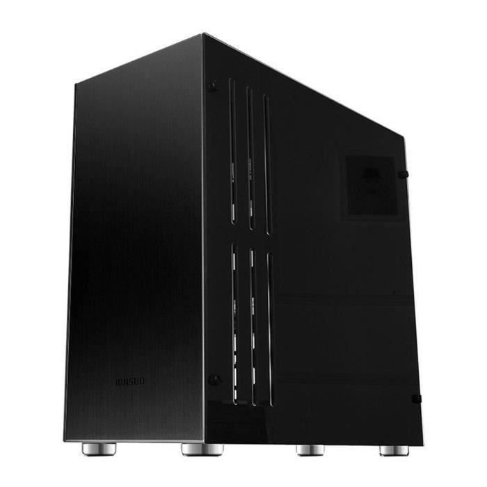 JONSBO Boitier PC (verre trempé) C4 Moyen tour ATX Noir