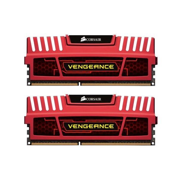 CORSAIR Memoire PC DDR3 Vengeance 8 Go 2 x 4 Go 1600 MHz CAS 9 Rouge CMZ8GX3M2A1600C9R