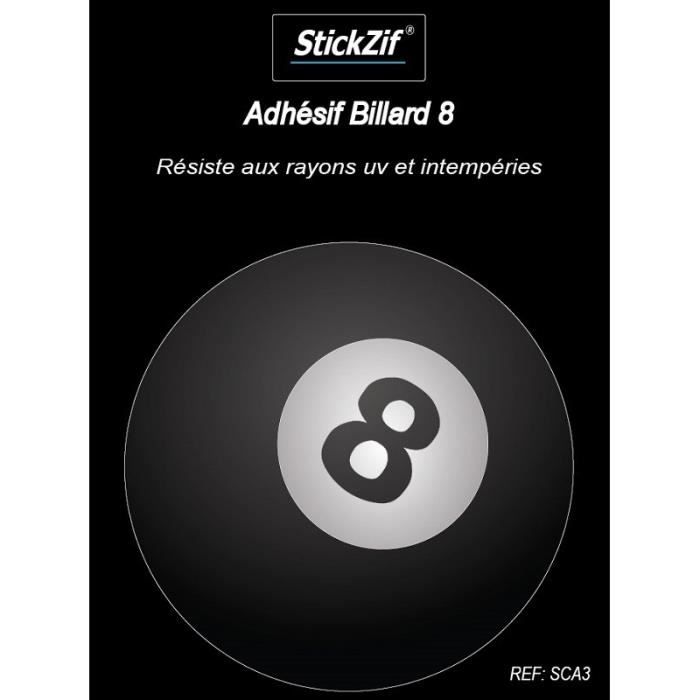 STICKZIF Adhésif Billard 8 SCA3
