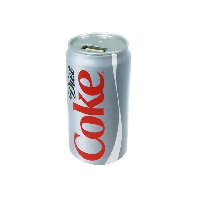 Urban Factory Power Bank 2000 mAh Batterie de Secours Coca-Cola Gris