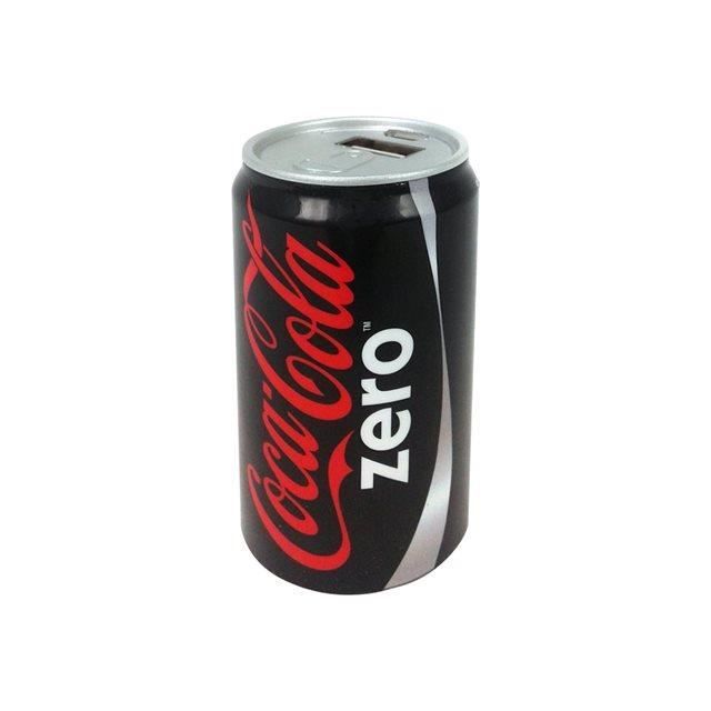 Urban Factory Power Bank 2000 mAh Batterie de Secours Coca-Cola Noir Zéro