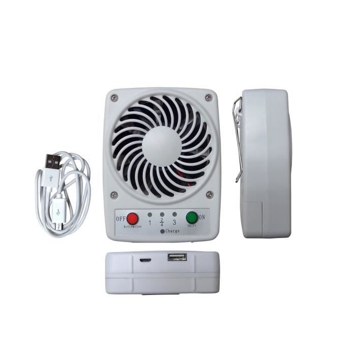 CAO CAMPING Ventilateur avec port USB