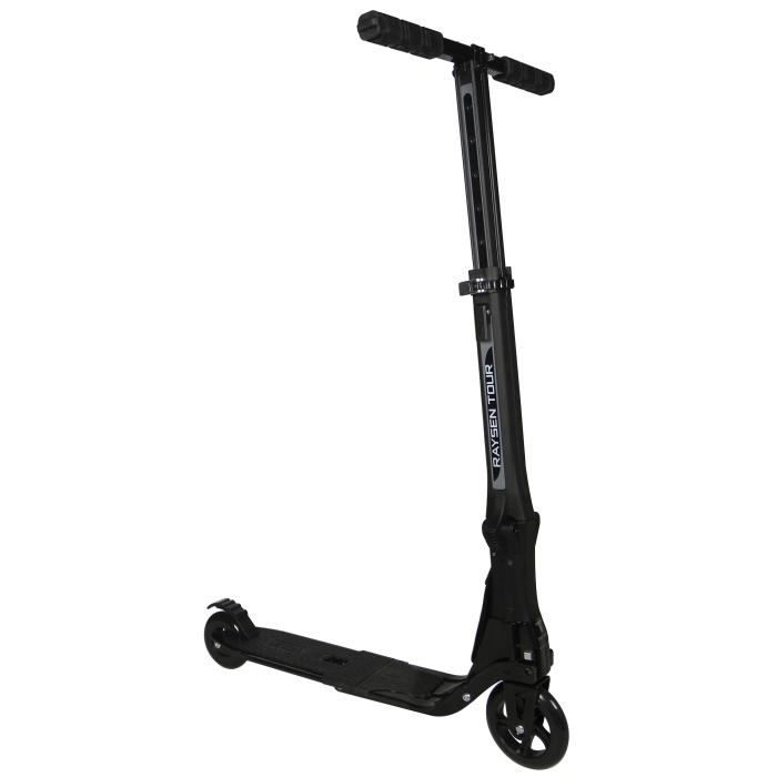 Trottinette pliable Raysen Tour CK100 + Sac de transport - Noir