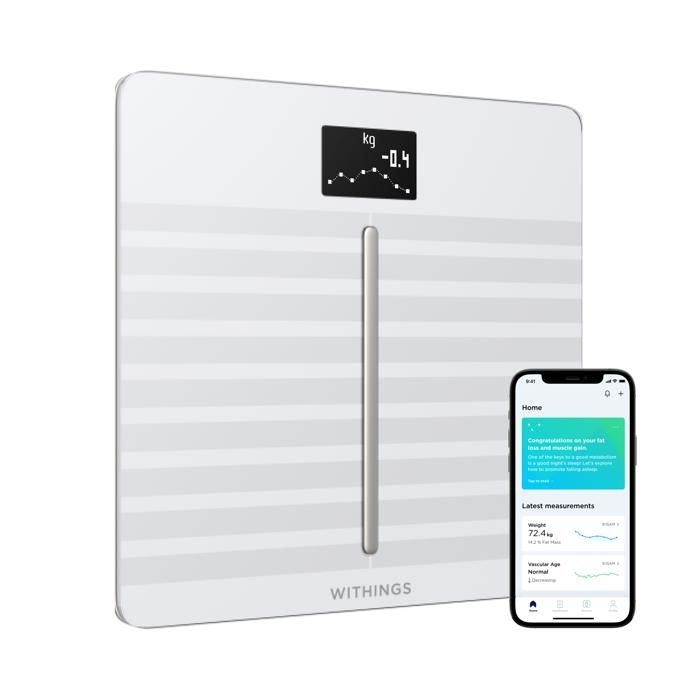 NOKIA Body Cardio - Balance Wi-Fi avec composition corporelle et rythme cardiaque