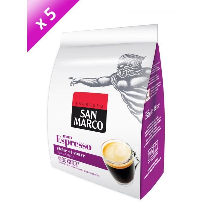 180 dosettes SAN MARCO Espresso Compatible Senseo