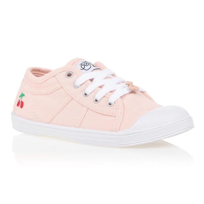 LE TEMPS DES CERISES Basic 02 - Baskets Camélia en Toile - Fille