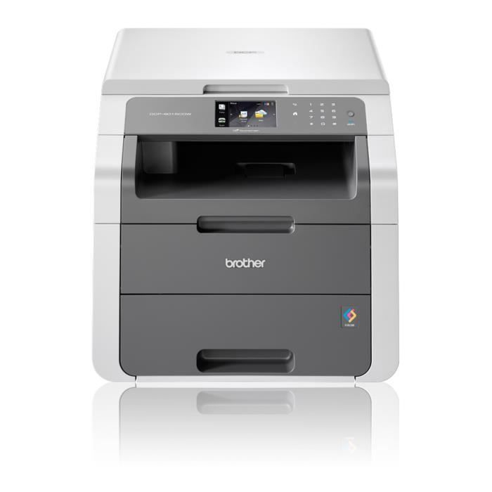 Brother Imprimante multifonction 3 en 1 DCP-9015CDW - Laser - LED - Couleur - Ecran tactile - Recto/Verso - WIFI - A4
