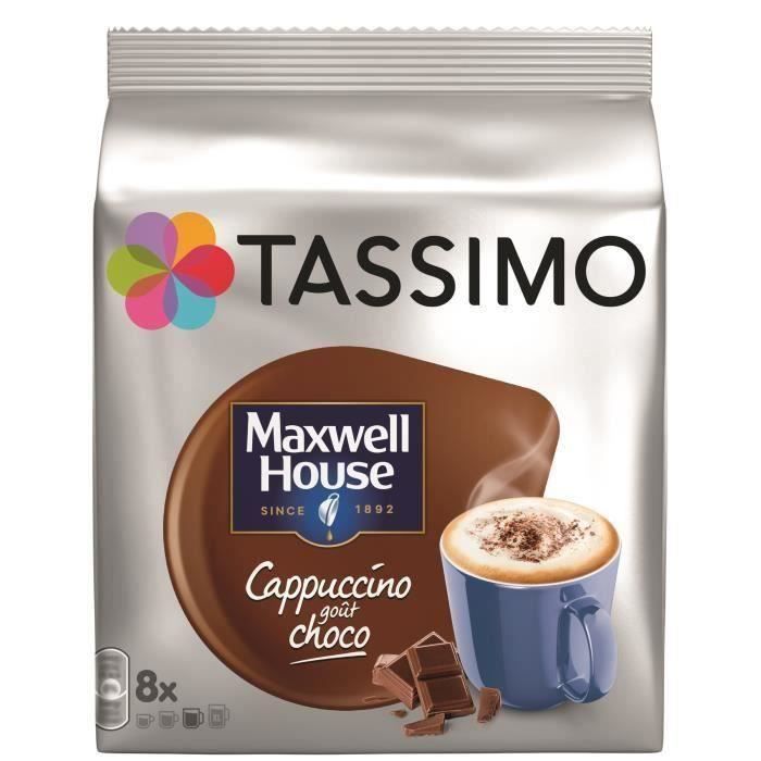 TASSIMO Maxwell House Cappucchoco - 5 paquets de 8 dosettes