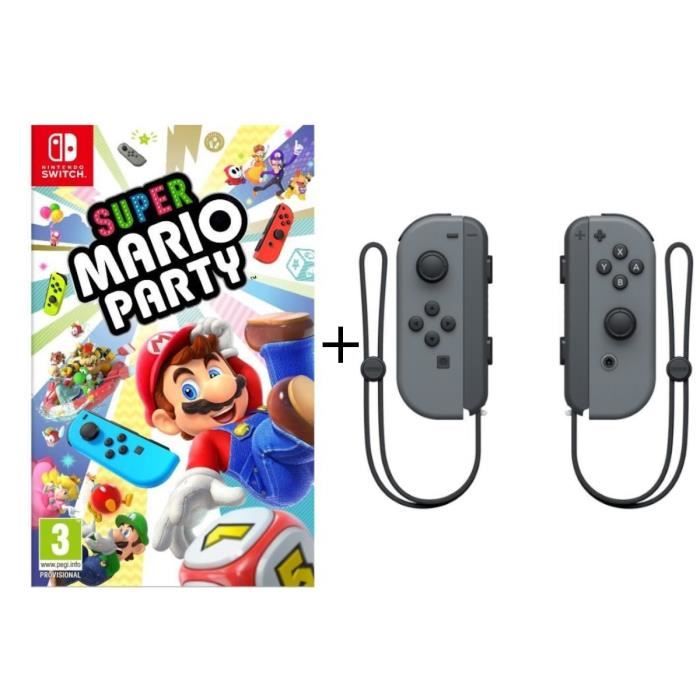 Super Mario Party + Paire de Joy-Cons Gris