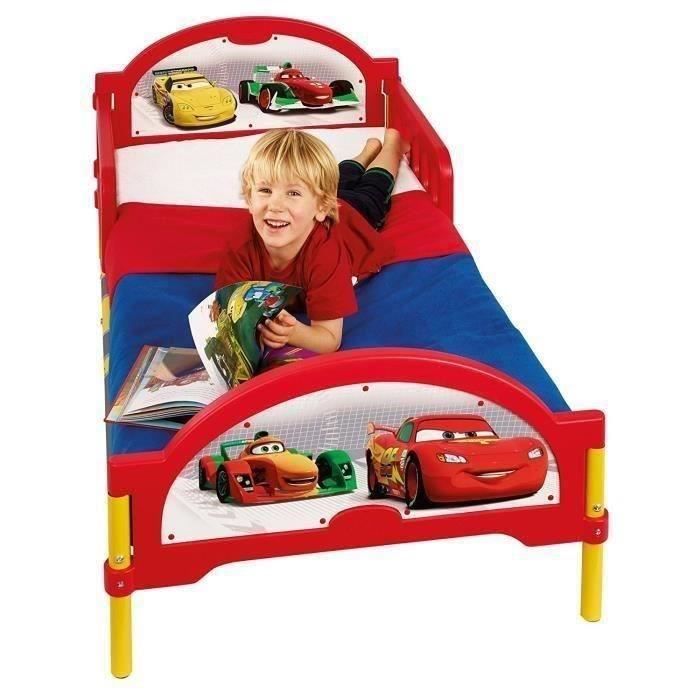 CARS Lit Enfant Métal et Plastique 70 x 140 cm