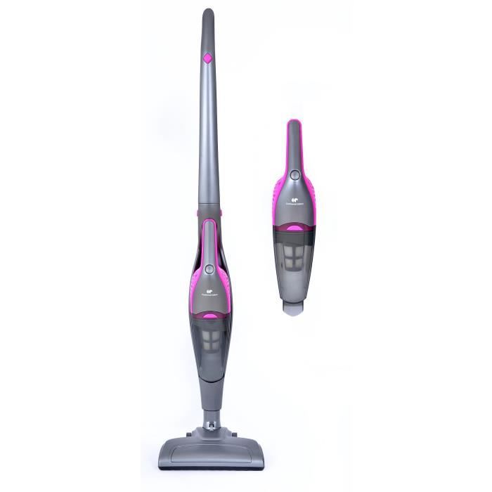 CONTINENTAL EDISON VCCSP Aspirateur balai et à main sans fil - 18V - 800ML - Fuschia