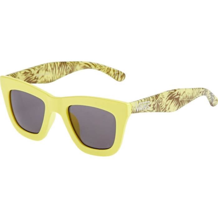 VANS Lunette de soleil G Matinee - Mixte - Jaune et imprimé