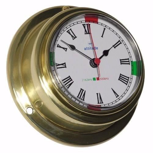 ALTITUDE Horloge marine avec zone de silence - Laiton - ø 97 mm
