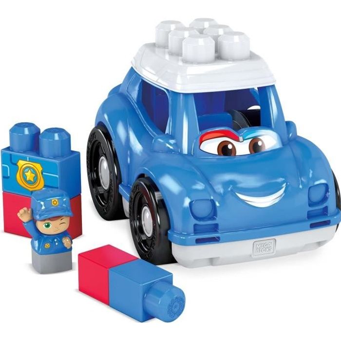 MEGABLOKS - Lil'Véhicule Voiture de Police - 12 mois et +