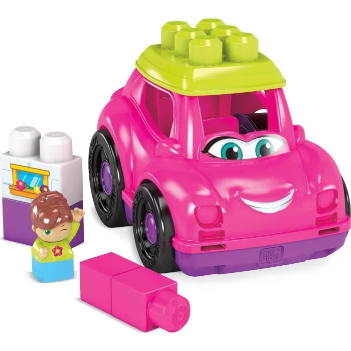 MEGABLOKS - Lil'Véhicule Convertible Rose -12 mois et +