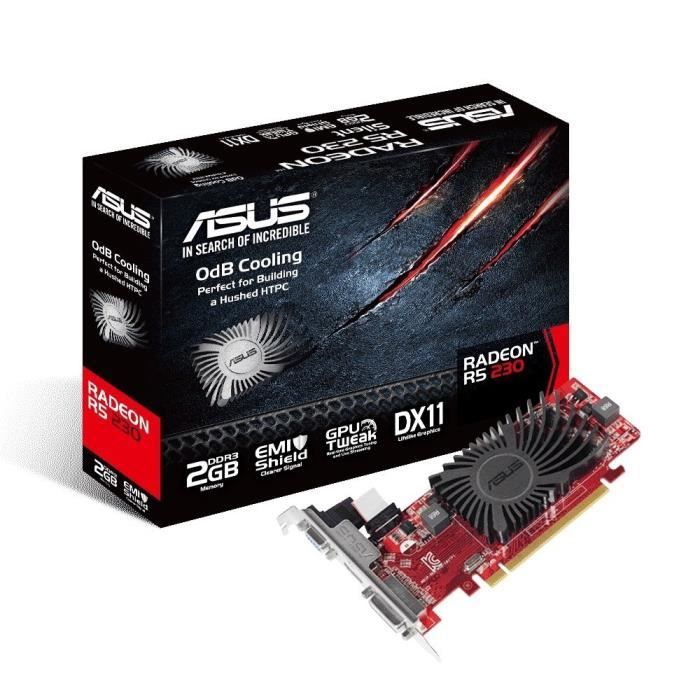 Asus AMD Radeon R5 230 2Go DDR3 LP