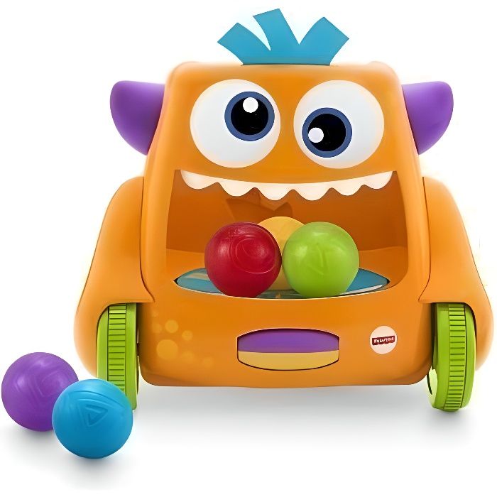FISHER-PRICE - Le Monstre Taquin - Jouet ramasseur de balles