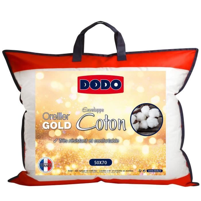 DODO Oreiller GOLD - 50 x 70 cm - Blanc