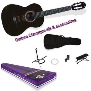 DELSON Pack Guitare Classique Granada noir + accessoire