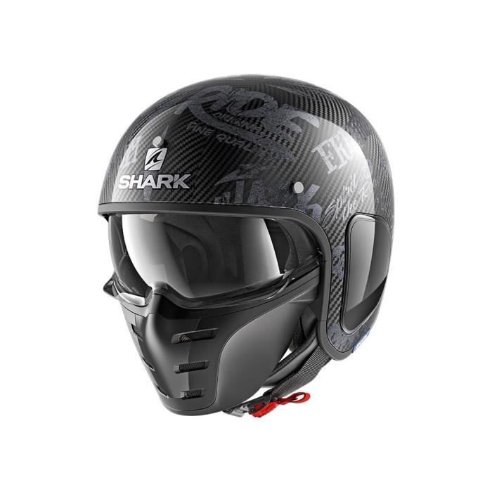 SHARK Casque Jet S Drak Freestyle Cup Noir Gris