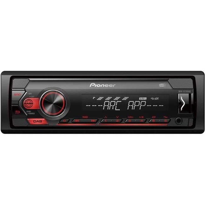 PIONEER Auto Radio RDS - DAB+ - 4 x 50w - USB - iPod