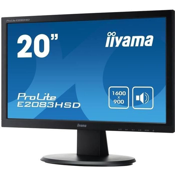 Ecran PC - IIYAMA ProLite E2083HSD-B1 - 20\