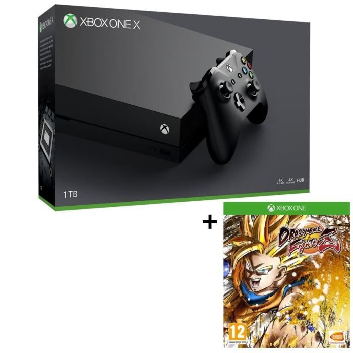 Pack Xbox One X 1 To + Dragon Ball Fighter Z