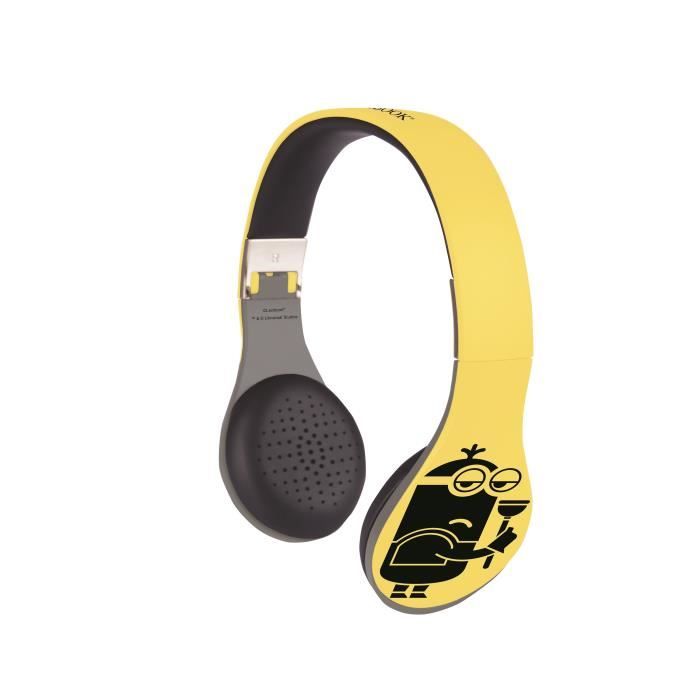 LEXIBOOK - Casque Stéréo Bluetooth® - Les Minions - Mixte