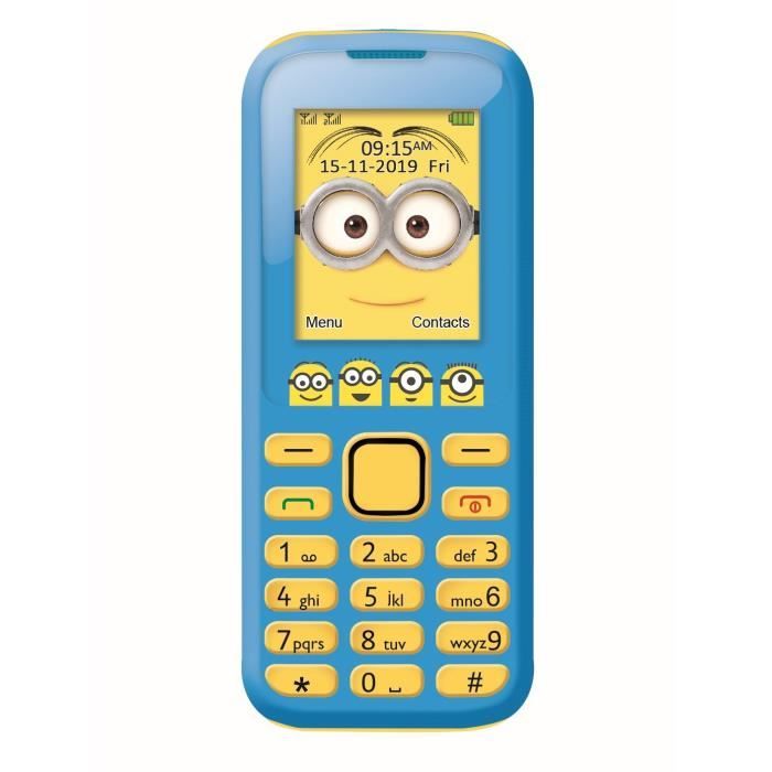 LEXIBOOK - MINIONS - Power Bank 4000 mAh avec ventouses