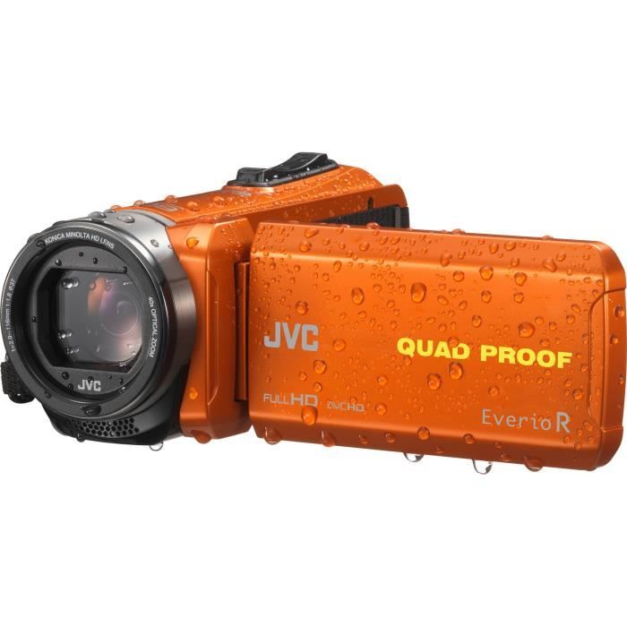 JVC GZ-R435B Camescope numérique Full HD Tout-terrain - Waterproof - Orange