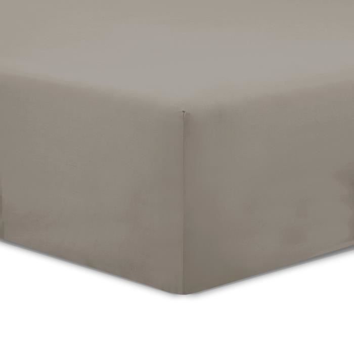 VISION Drap Housse 90x190cm TAUPE
